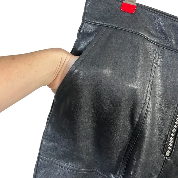 LNA CLOTHING Faux Leather Zip Pants - Picture 6 of 10